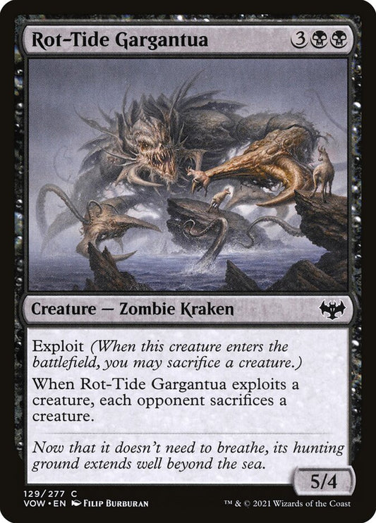 MTG Card Title: Rot-Tide Gargantua VOW/129