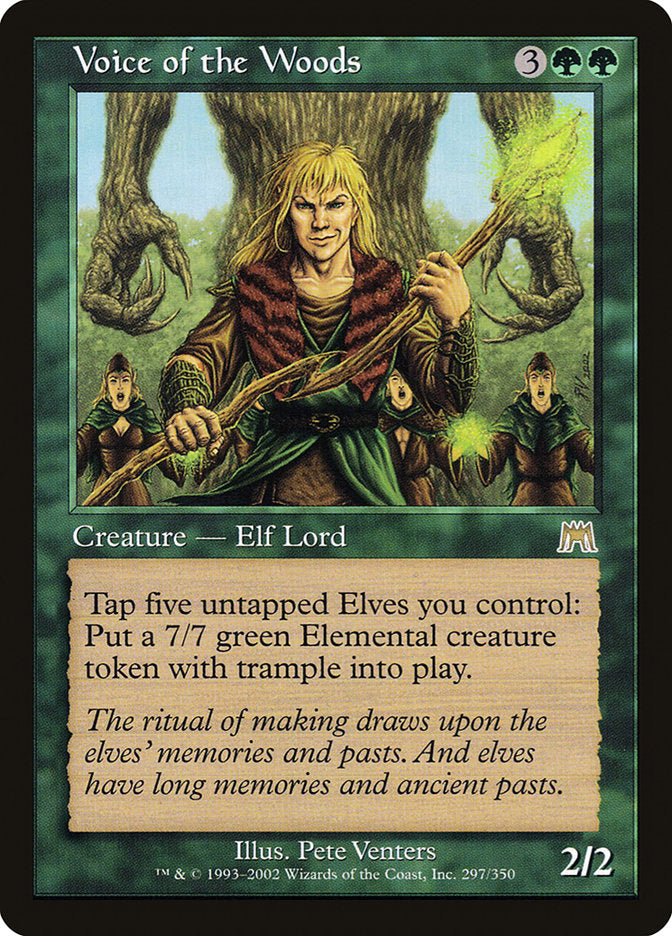 MTG Card Title: Voice of the Woods ONS/297