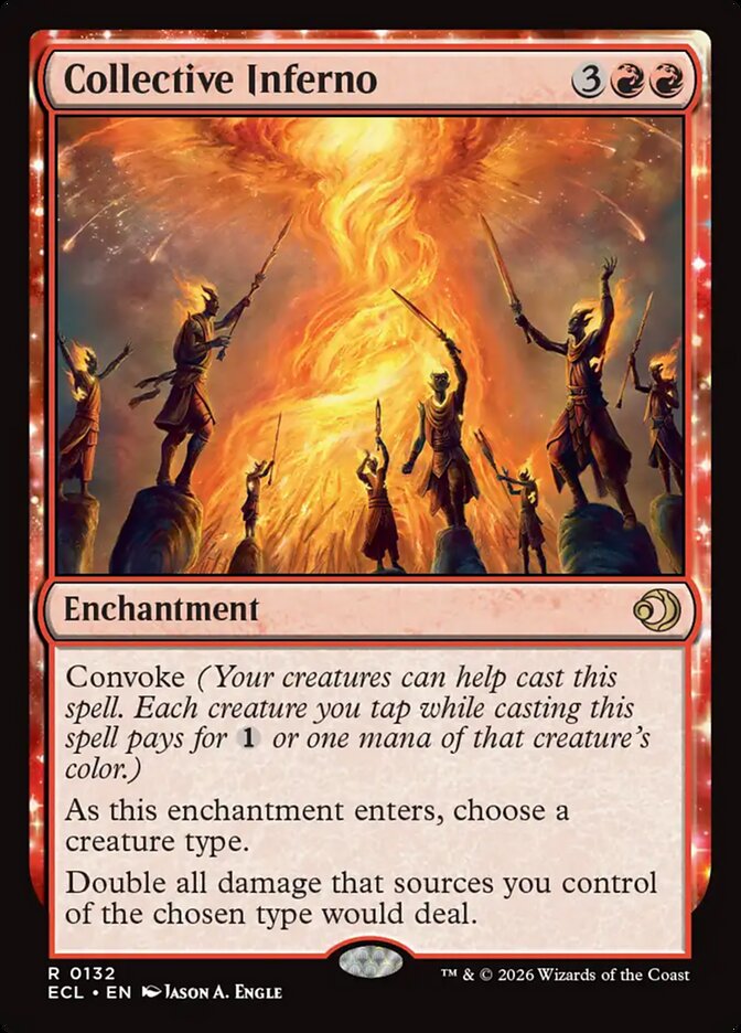 MTG Card Title: Collective Inferno ECL/132
