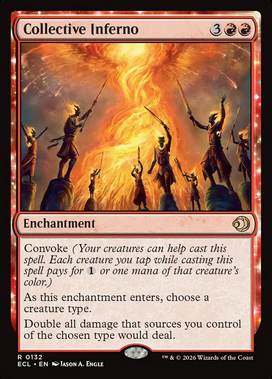 MTG Card Title: Collective Inferno ECL/132