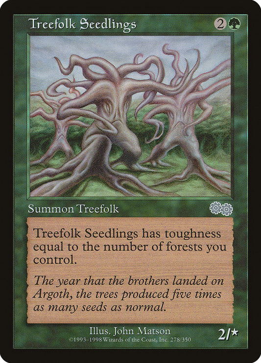 MTG Card Title: Treefolk Seedlings USG/278