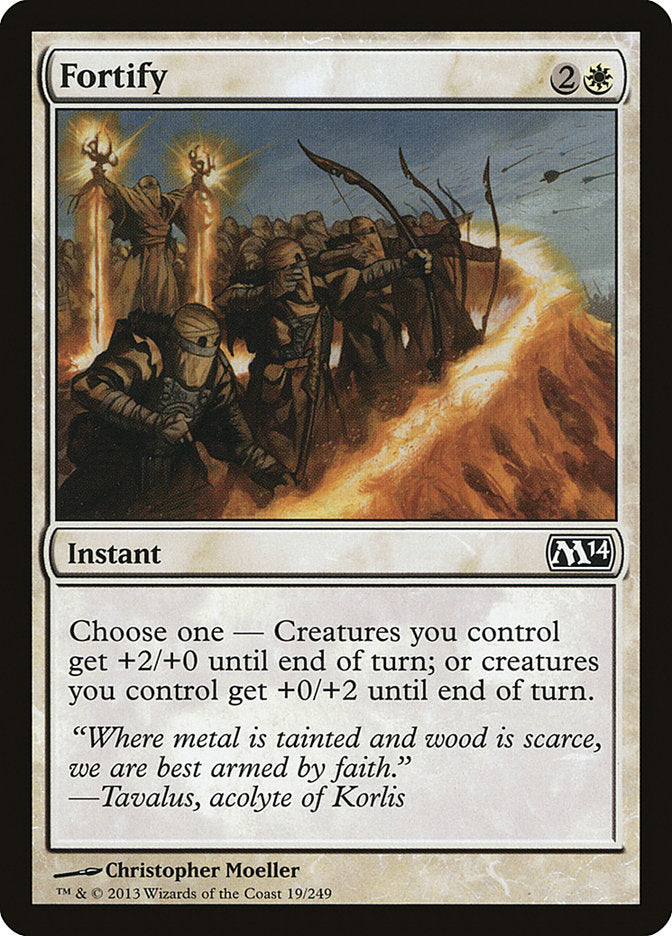 MTG Card Title: Fortify M14/19