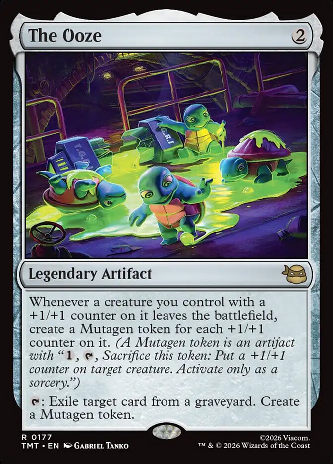 MTG Card Title: The Ooze TMT/177