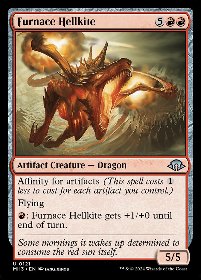 MTG Card Title: Furnace Hellkite MH3/121