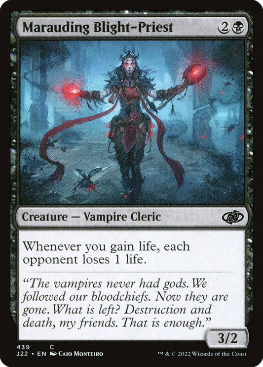 MTG Card Title: Marauding Blight-Priest J22/439