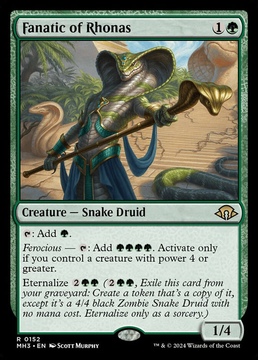 MTG Card Title: Fanatic of Rhonas MH3/152