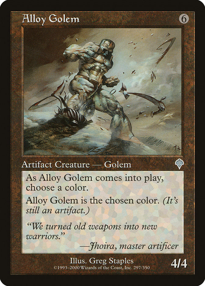 MTG Card Title: Alloy Golem INV/297