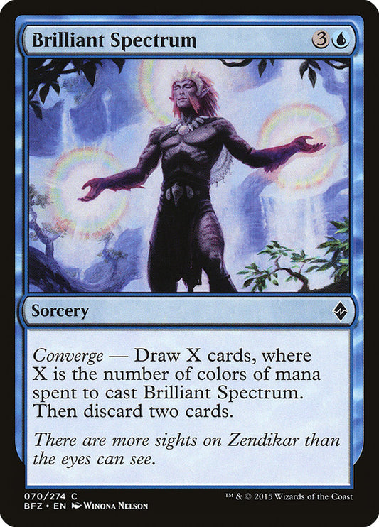 MTG Card Title: Brilliant Spectrum BFZ/70