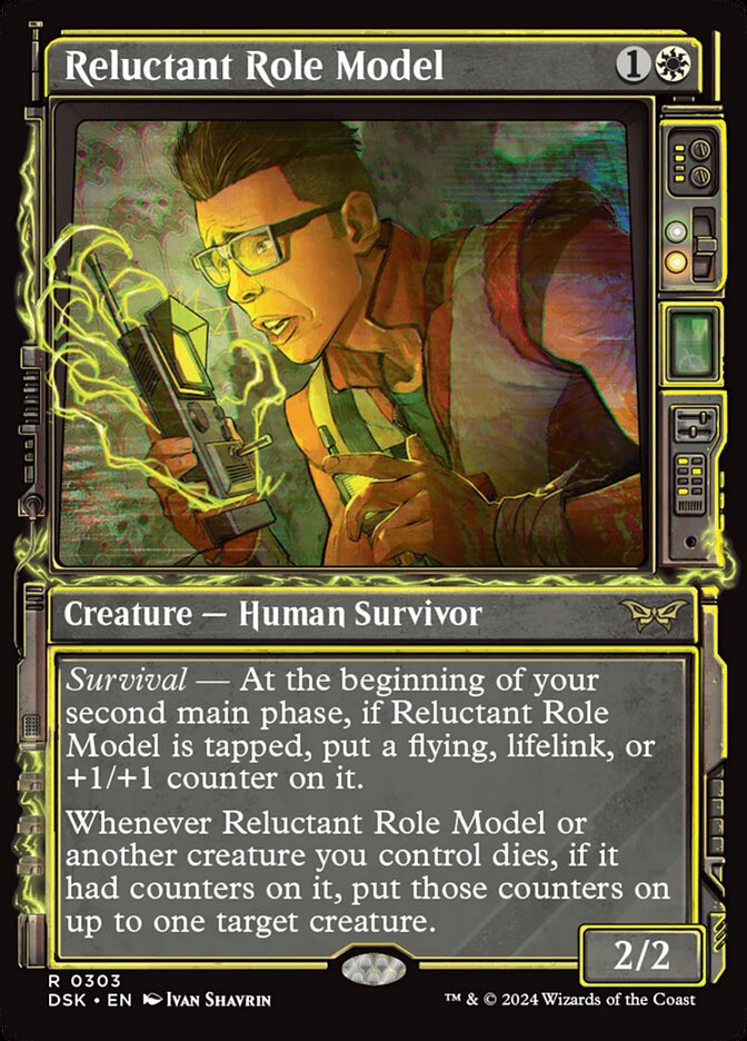 MTG Card Title: Reluctant Role Model DSK/303