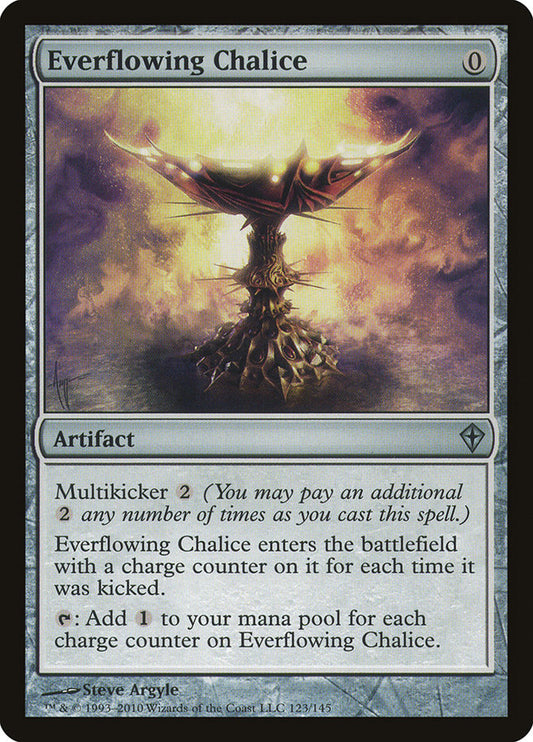 MTG Card Title: Everflowing Chalice WWK/123