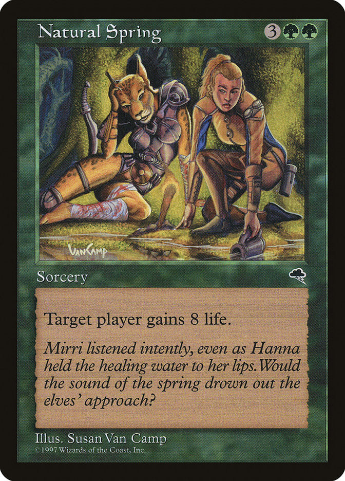 MTG Card Title: Natural Spring TMP/239