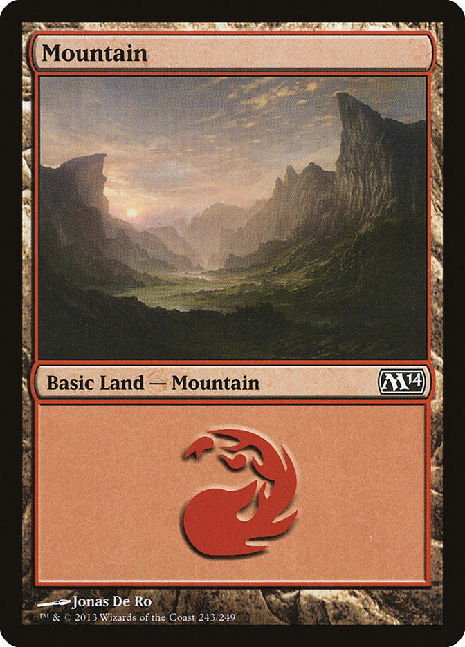 MTG Card Title: Mountain M14/243