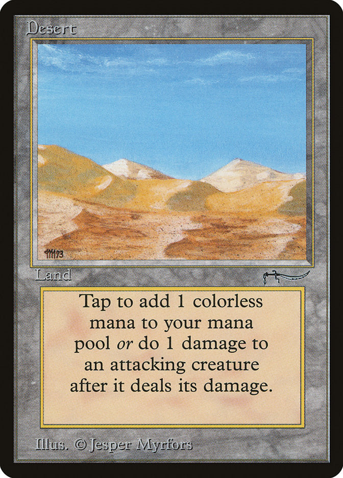 MTG Card Title: Desert ARN/72