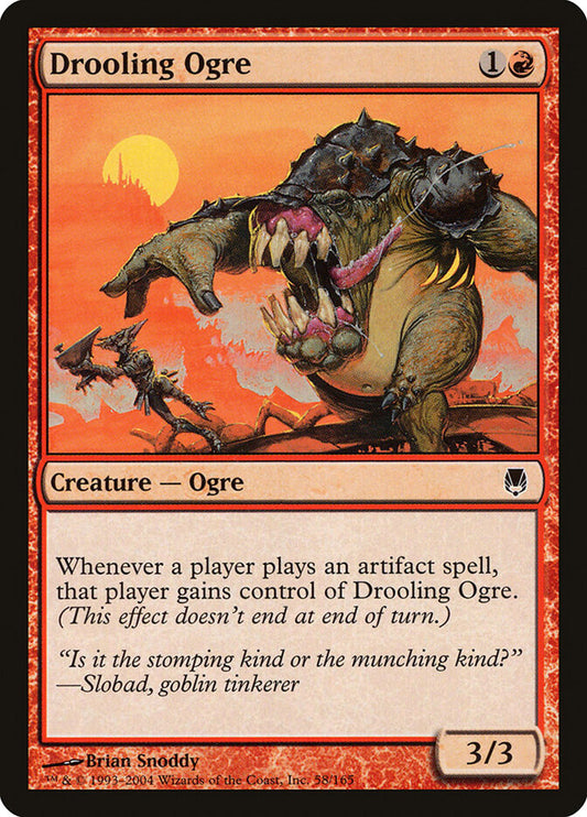 MTG Card Title: Drooling Ogre DST/58