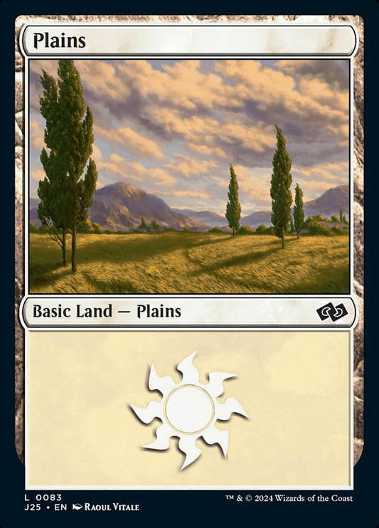 MTG Card Title: Plains J25/83