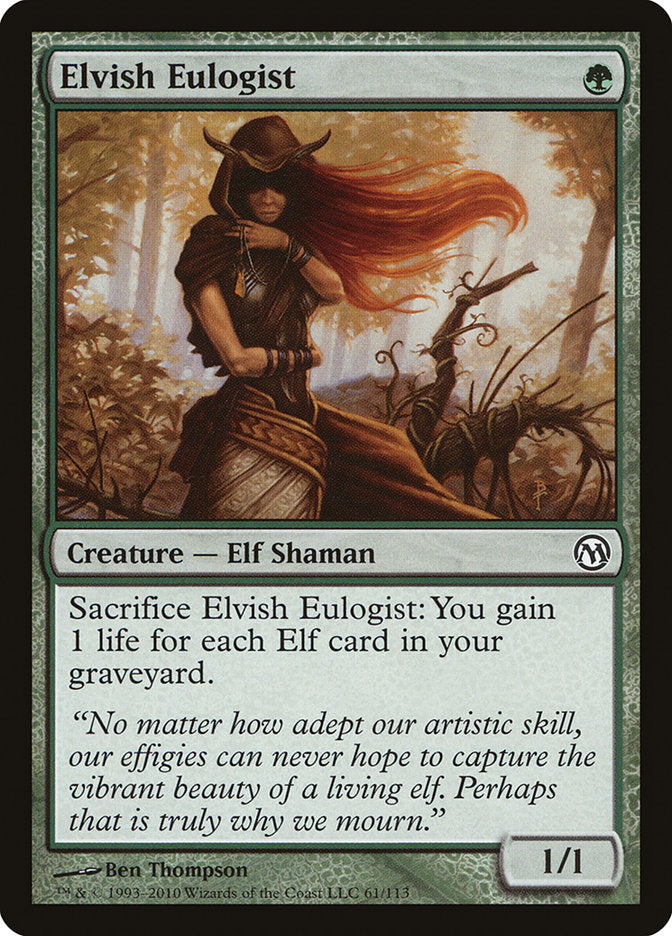 MTG Card Title: Elvish Eulogist DPA/61