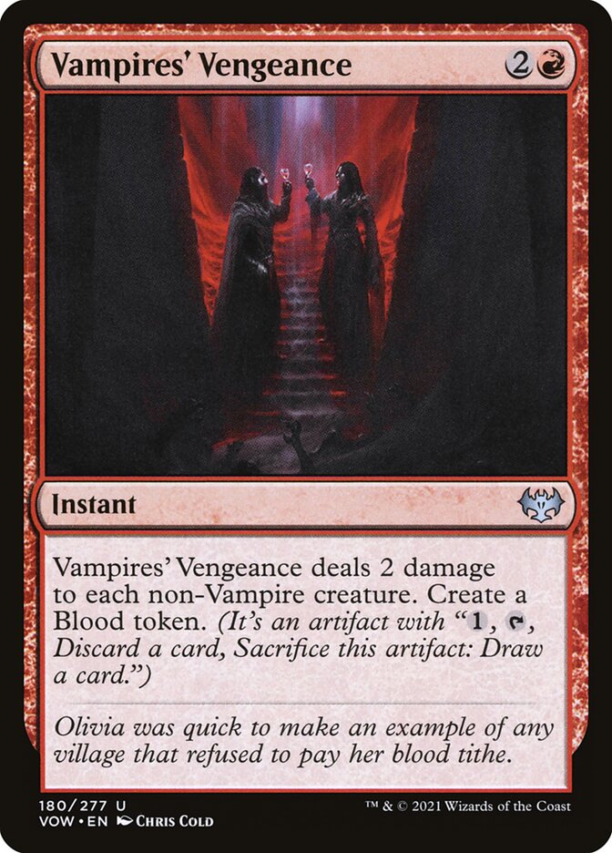 MTG Card Title: Vampires' Vengeance VOW/180