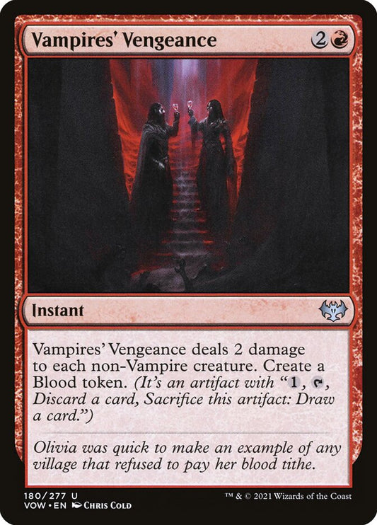 MTG Card Title: Vampires' Vengeance VOW/180