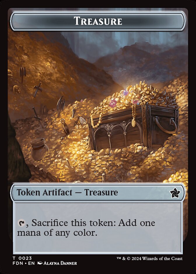 MTG Card Title: Treasure TFDN/23