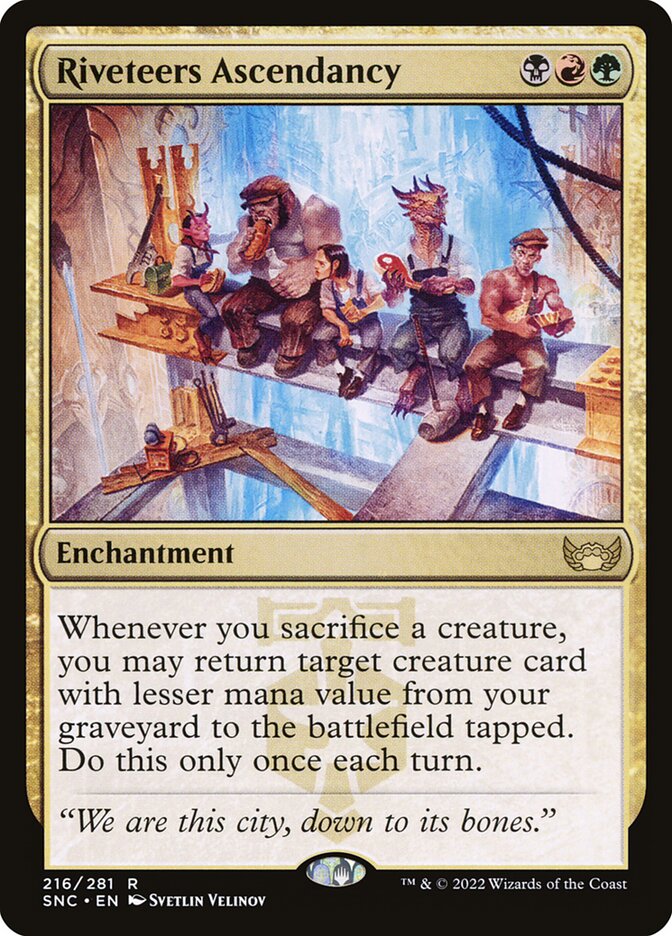 MTG Card Title: Riveteers Ascendancy SNC/216