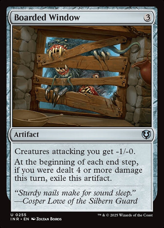 MTG Card Title: Boarded Window INR/255
