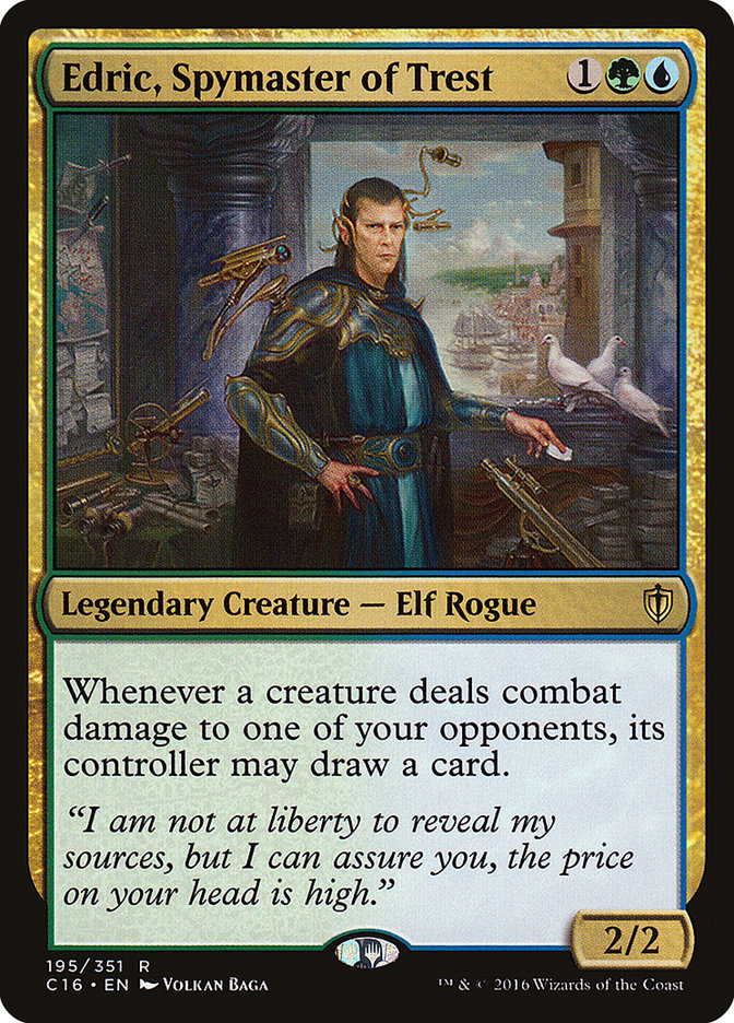 MTG Card Title: Edric, Spymaster of Trest C16/195