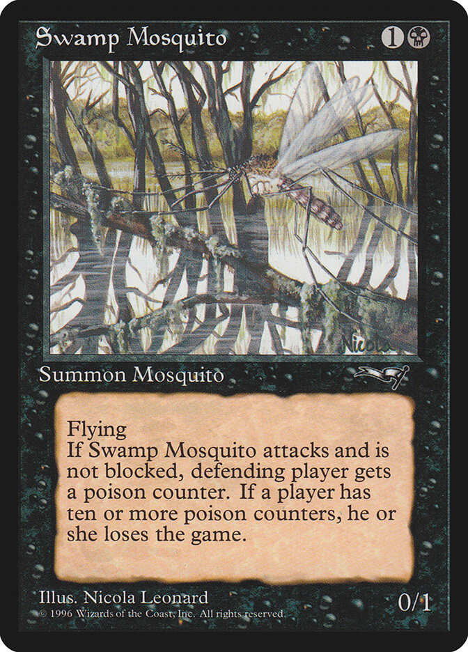 MTG Card Title: Swamp Mosquito ALL/63a