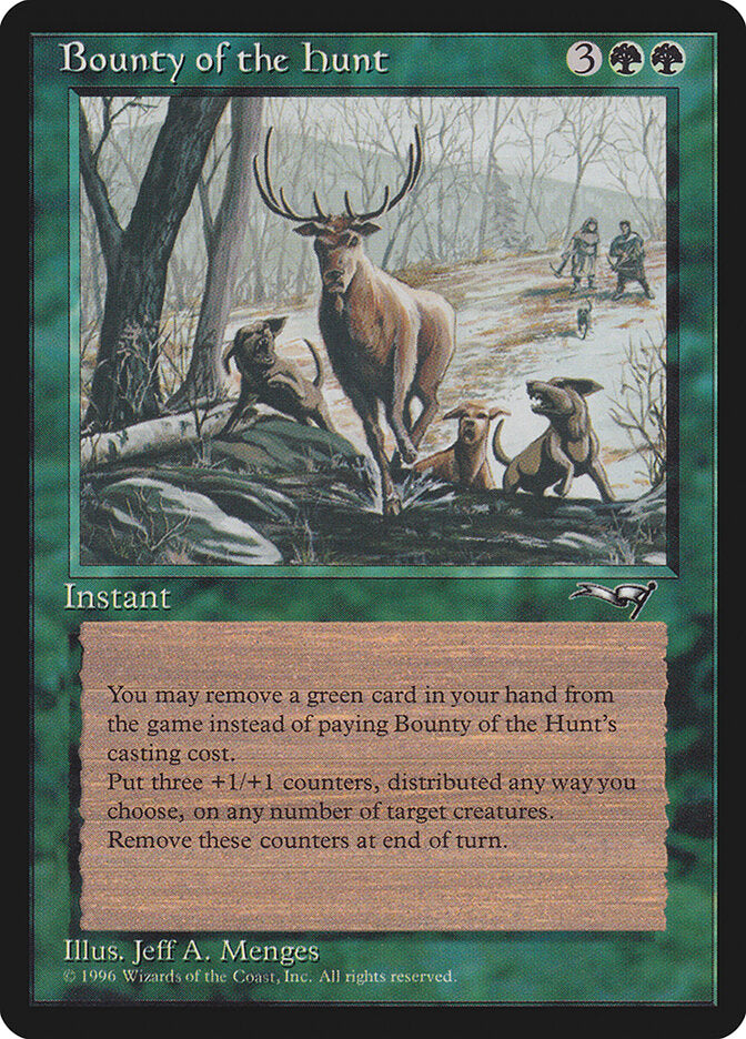 MTG Card Title: Bounty of the Hunt ALL/85