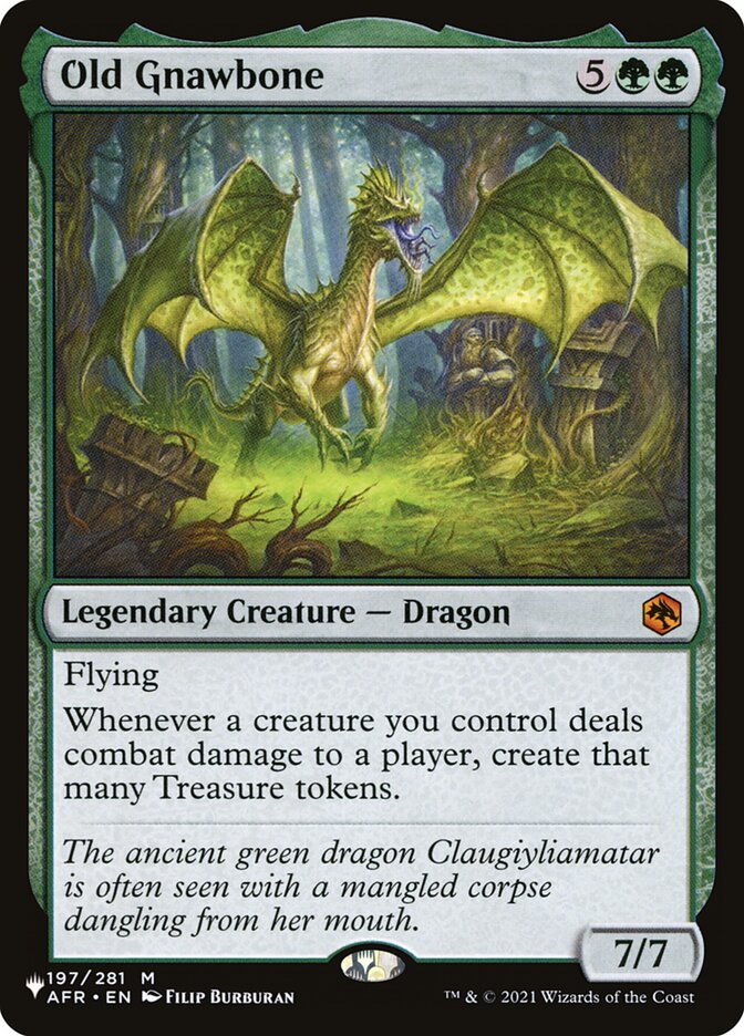 MTG Card Title: Old Gnawbone PLST/AFR-197