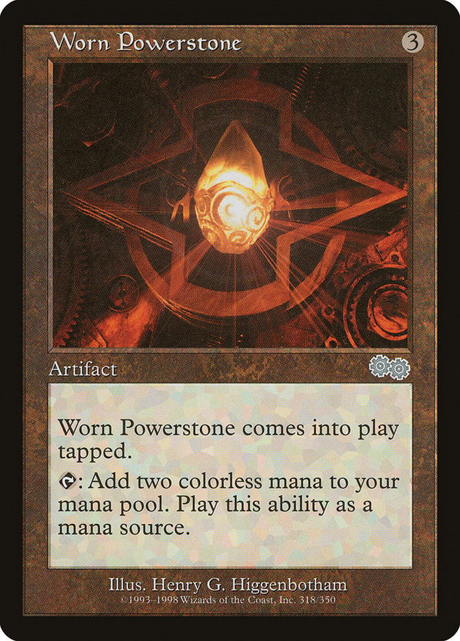 MTG Card Title: Worn Powerstone USG/318