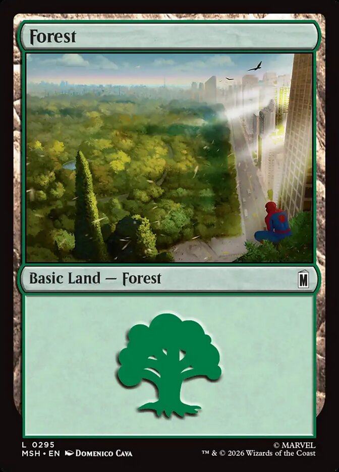 MTG Card Title: Forest MSH/295