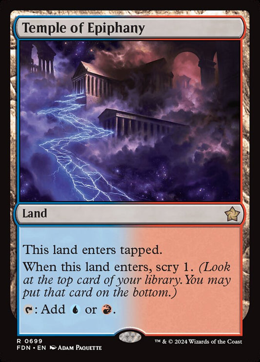 MTG Card Title: Temple of Epiphany FDN/699