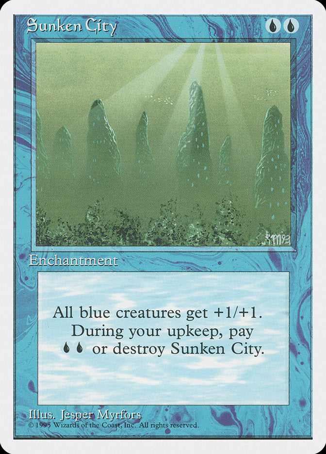 MTG Card Title: Sunken City 4ED/106