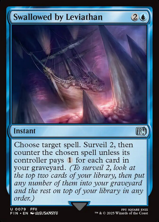 MTG Card Title: Swallowed by Leviathan FIN/79