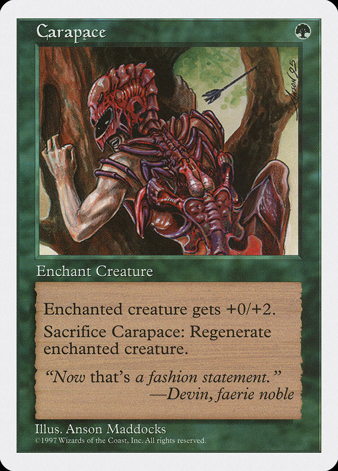 MTG Card Title: Carapace 5ED/281