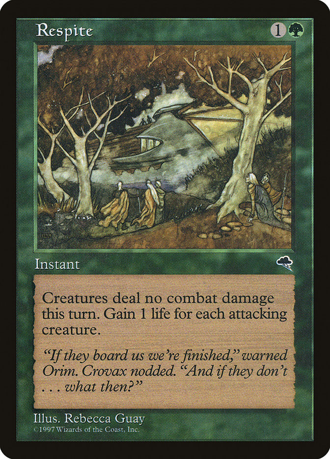 MTG Card Title: Respite TMP/249
