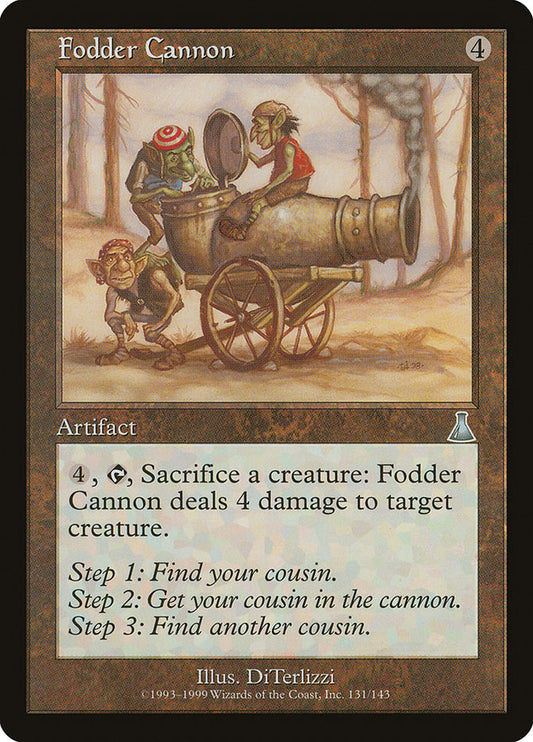 MTG Card Title: Fodder Cannon UDS/131