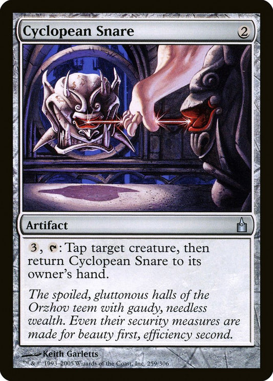 MTG Card Title: Cyclopean Snare RAV/259