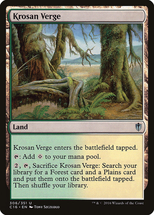 MTG Card Title: Krosan Verge C16/306