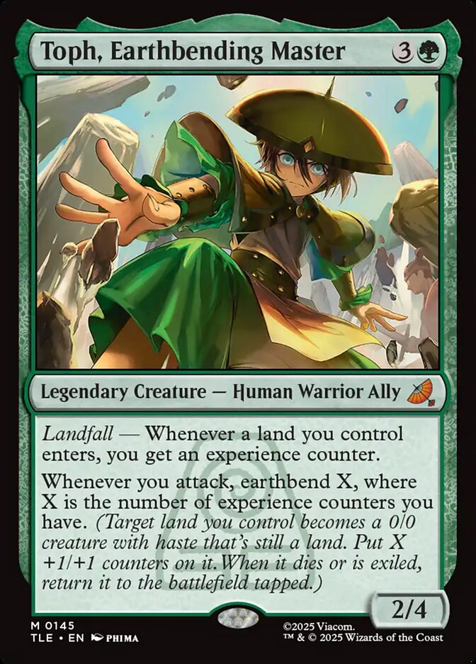 MTG Card Title: Toph, Earthbending Master TLE/145