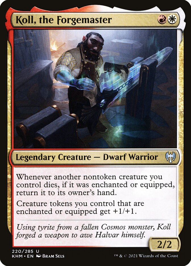 MTG Card Title: Koll, the Forgemaster KHM/220