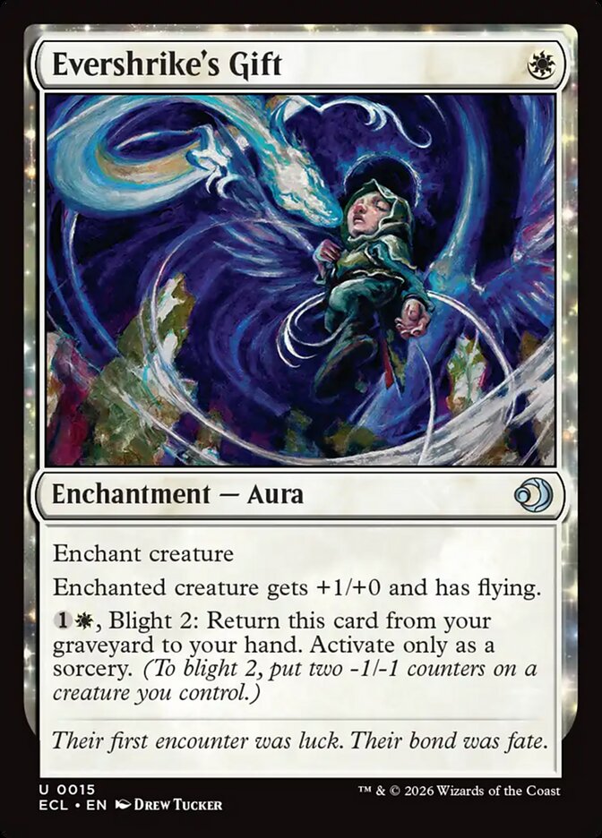 MTG Card Title: Evershrike's Gift ECL/15