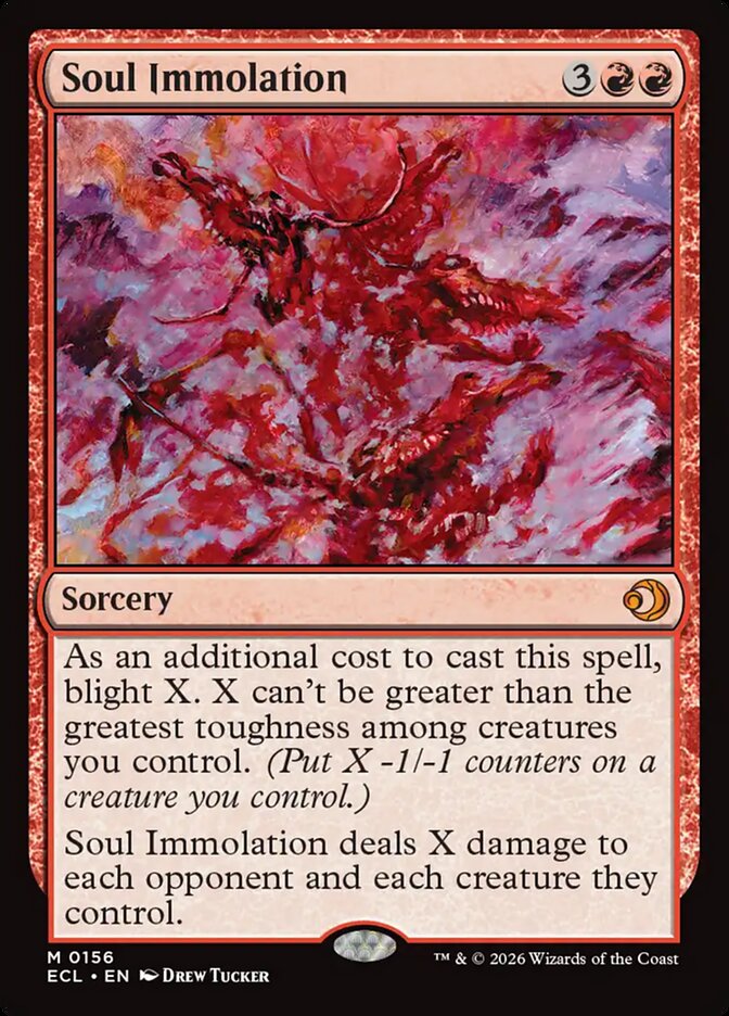 MTG Card Title: Soul Immolation ECL/156