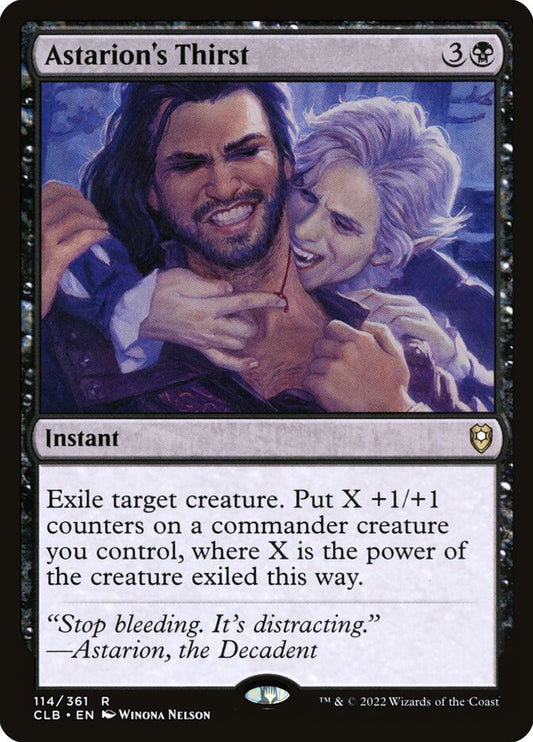 MTG Card Title: Astarion's Thirst CLB/114