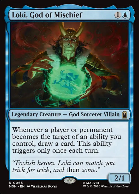 MTG Card Title: Loki, God of Mischief MSH/65