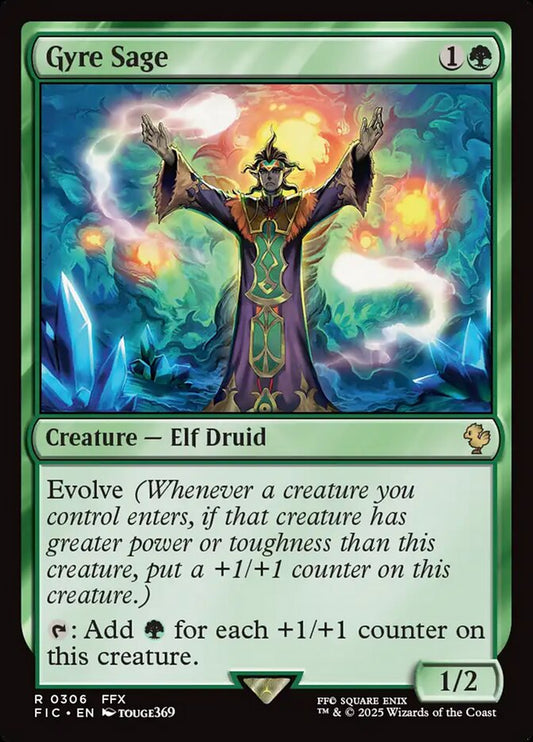 MTG Card Title: Gyre Sage FIC/306