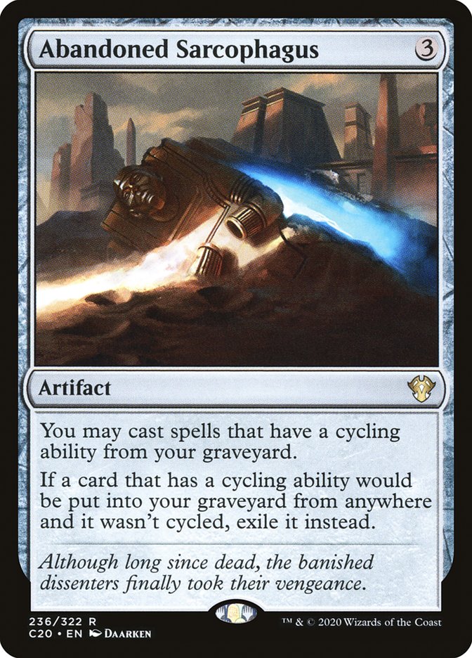 MTG Card Title: Abandoned Sarcophagus C20/236