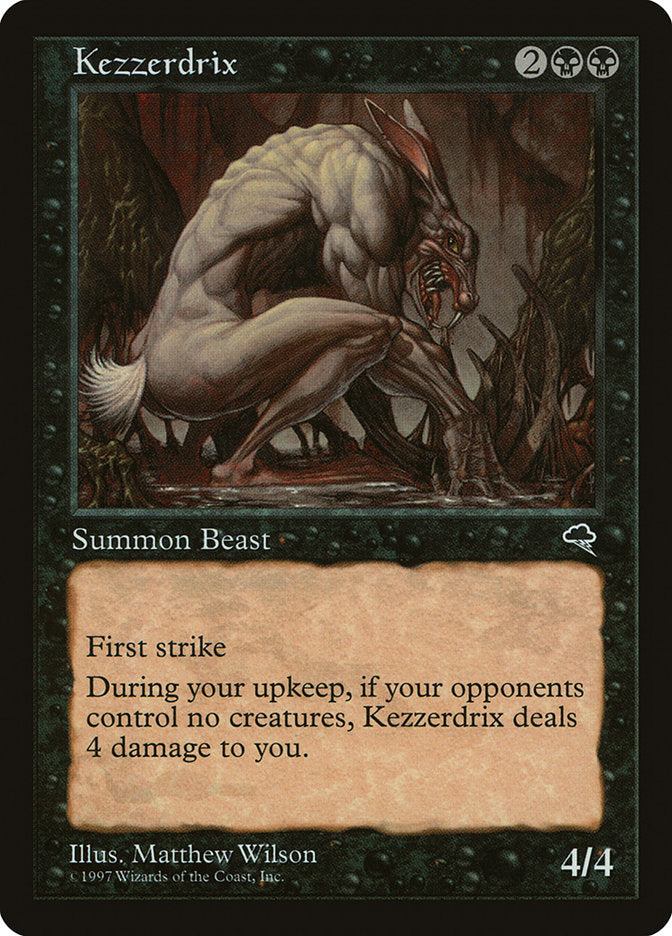 MTG Card Title: Kezzerdrix TMP/139
