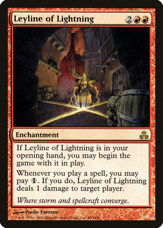 MTG Card Title: Leyline of Lightning GPT/68