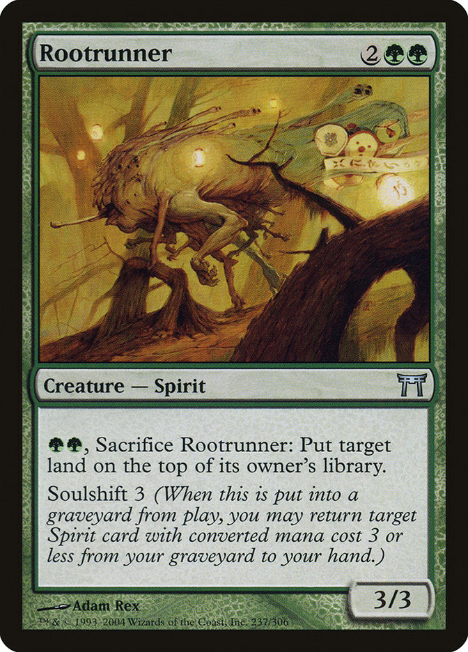MTG Card Title: Rootrunner CHK/237